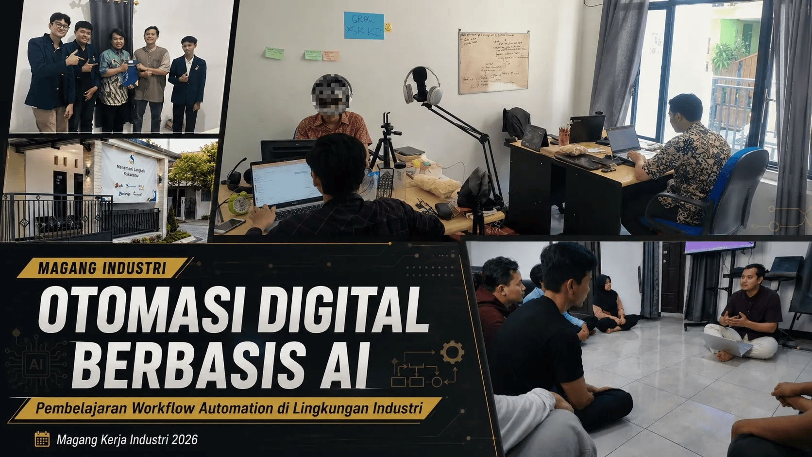 Magang di PT General Software Indonesia, Mahasiswa Informatika UPGRIS Pelajari Otomasi Alur Kerja Berbasis AI