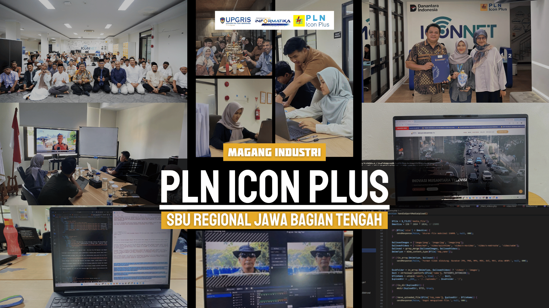 Mahasiswa Informatika Universitas PGRI Semarang Jalani Magang di PLN Icon Plus SBU Regional Jawa Bagian Tengah