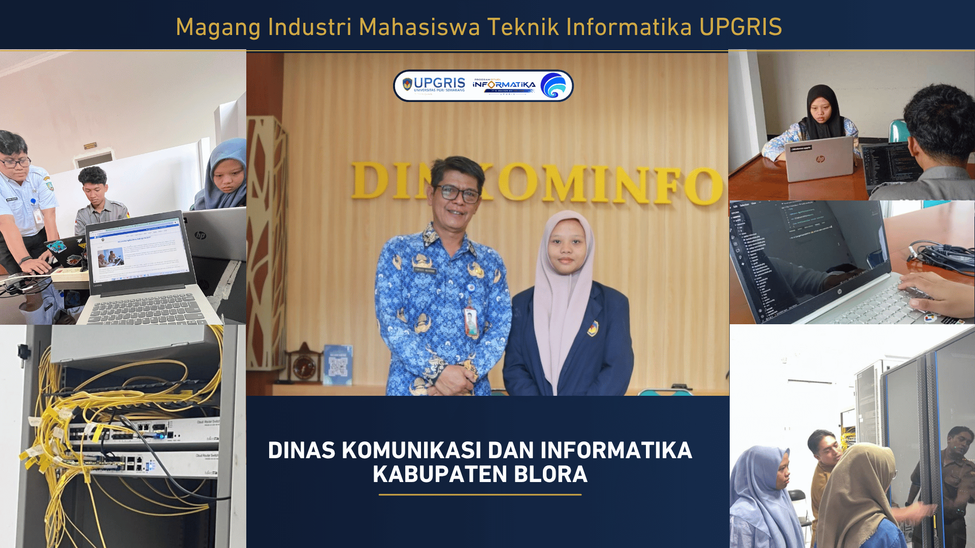Mahasiswa Informatika UPGRIS Kembangkan Frontend Website Pejabat Pengelola Informasi  dan Dokumentasi  (PPID) di Dinas Komunikasi dan Informatika Kabupaten Blora