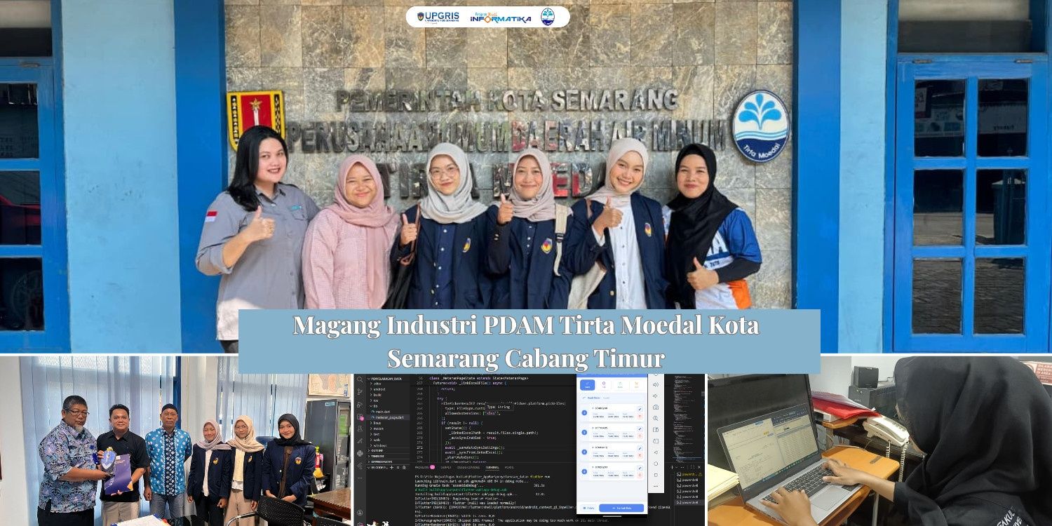 Mahasiswi Informatika UPGRIS Kembangkan Aplikasi Data Meter Air di PDAM Tirta Moedal Kota Semarang