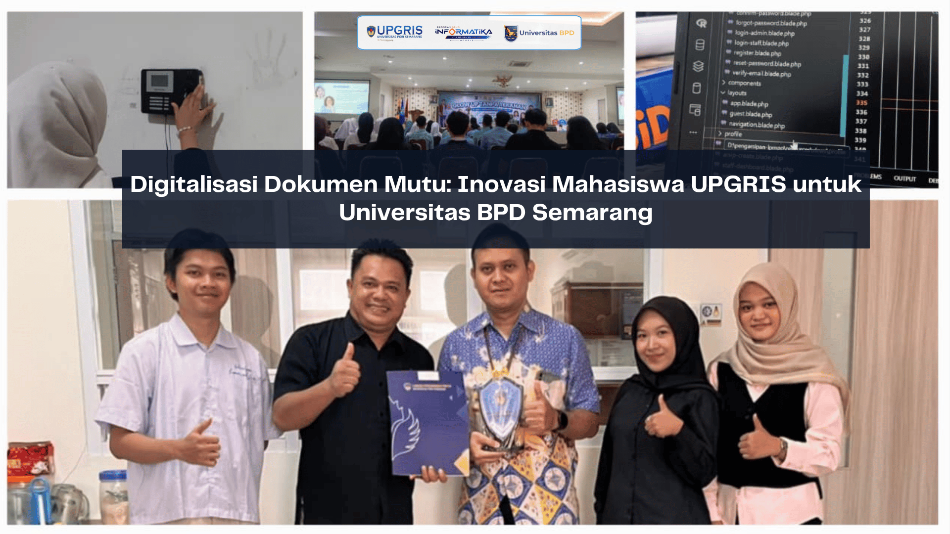 Mahasiswa Informatika Universitas PGRI Semarang Kembangkan Sistem Informasi Dokumen Mutu Berbasis Web untuk LPMPP Universitas BPD Semarang