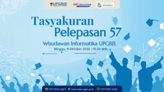 Syukuran Pelepasan 57 Calon Wisudawan Informatika UPGRIS