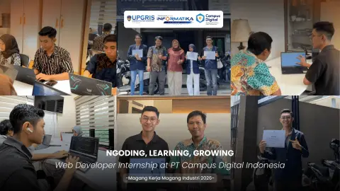 Ngoding Learning Growing Pengalaman Magang Web Developer di PT Campus Digital Indonesia