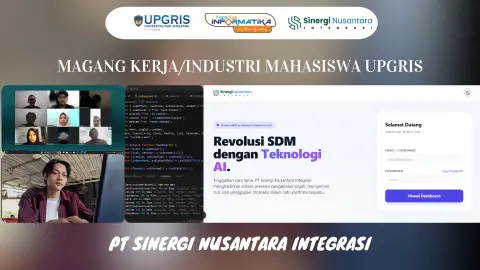 Mahasiswa UPGRIS Kembangkan Produk Sistem Absensi Biometrik Bersama PT Sinergi Nusantara Integrasi Secara Daring