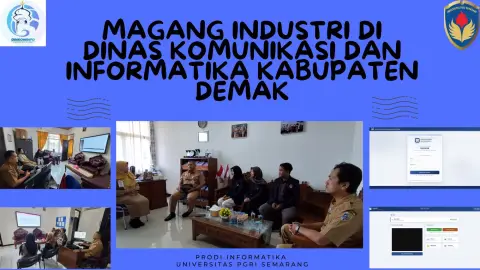 Mahasiswa Informatika UPGRIS Selesaikan Magang di Dinkominfo Demak, Bangun Sistem Presensi Digital Terintegrasi