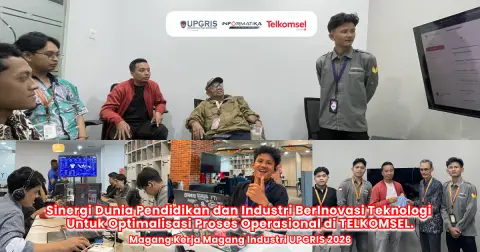 Mahasiswa Informatika Universitas PGRI Semarang Rancang Sistem Manajemen Karyawan Berbasis AI di PT Telkomsel Regional Jawa Tengah dan DIY