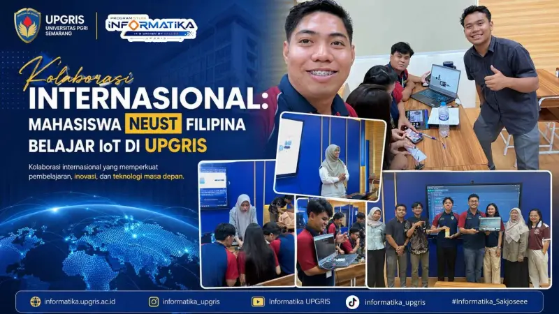 Kolaborasi Internasional: Mahasiswa NEUST Filipina di Informatika UPGRIS