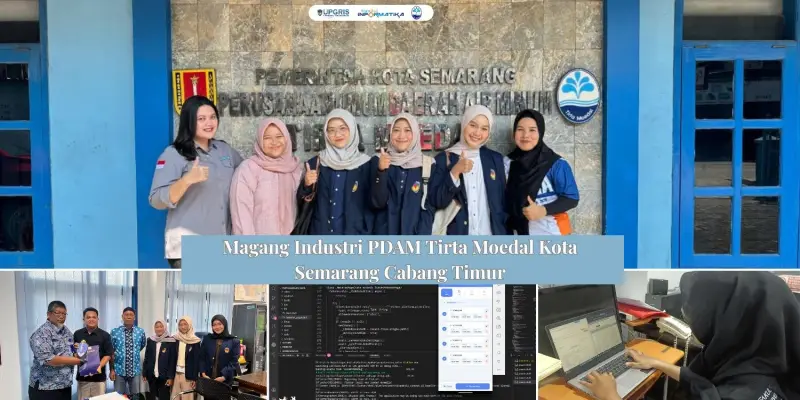 Mahasiswi Informatika UPGRIS Kembangkan Aplikasi Data Meter Air di PDAM Tirta Moedal Kota Semarang