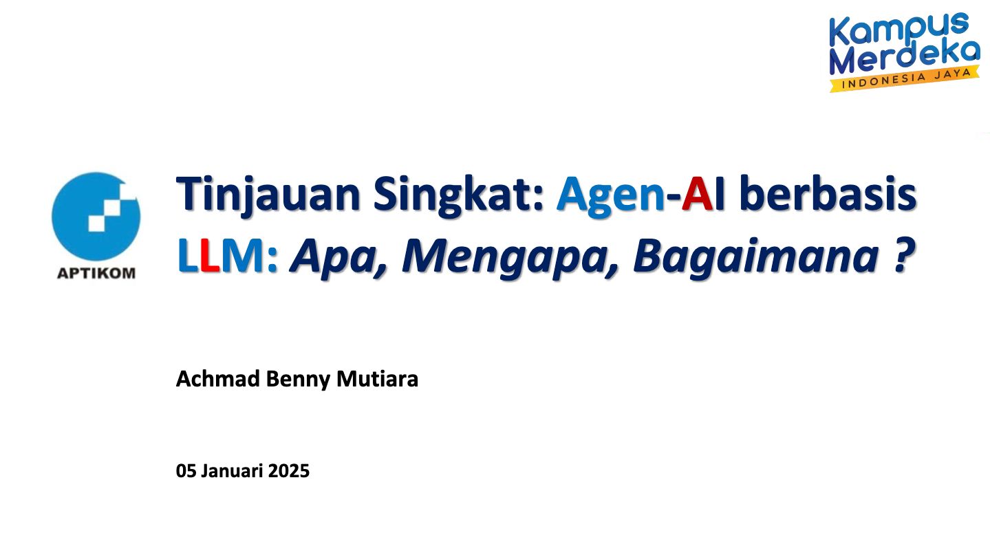 2025 0105 Pengantar AI AGents