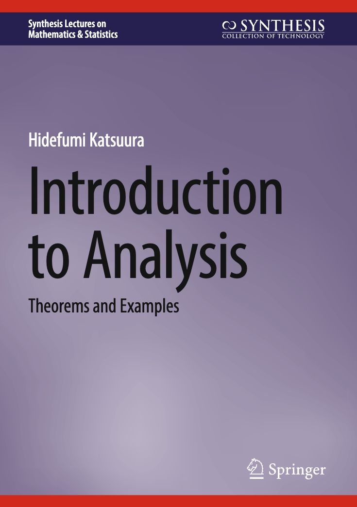 2024 Introduction To Analysis Theorems And Examples (Hidefumi Katsuura)