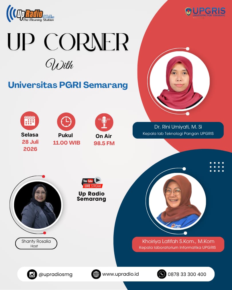 Poster UP CORNER With Universitas PGRI Semarang