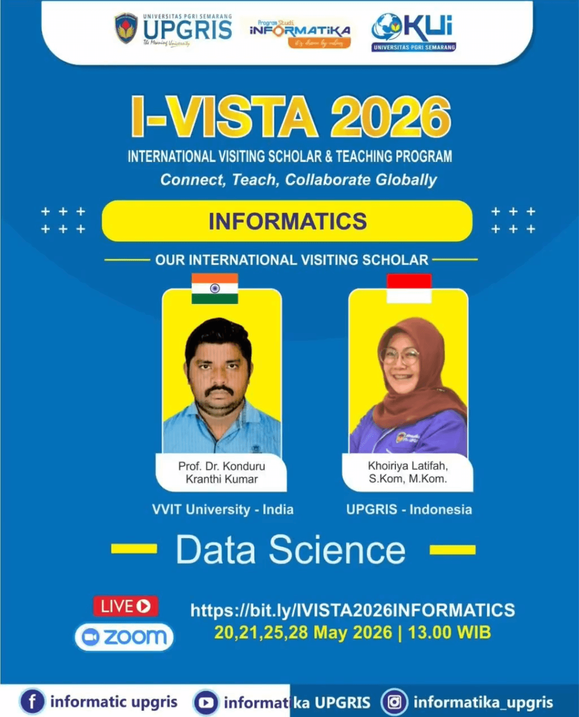 I-VISTA 2026 "International Visiting Scholar & Teaching Program"
