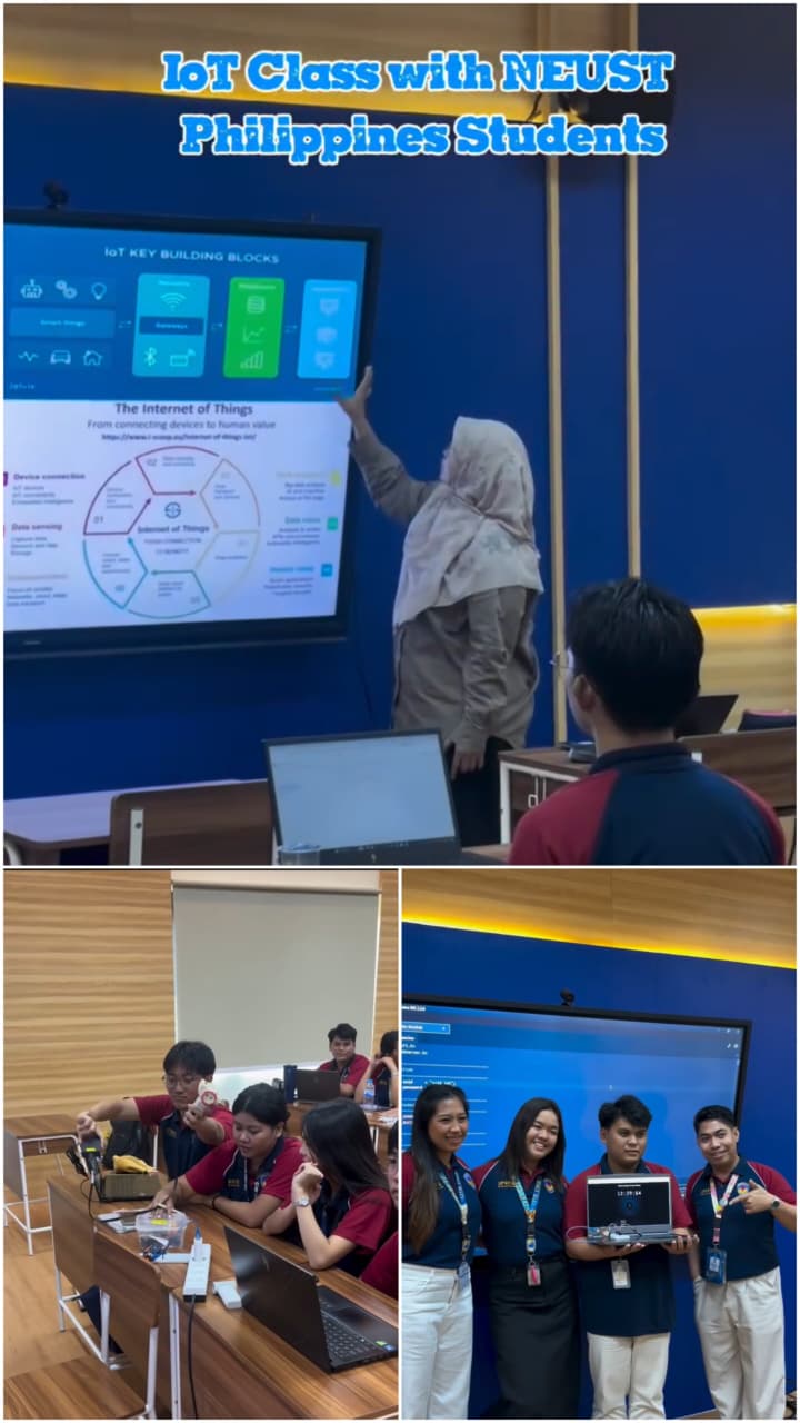 Pembelajaran IoT Mahasiswa NEUST Philipina