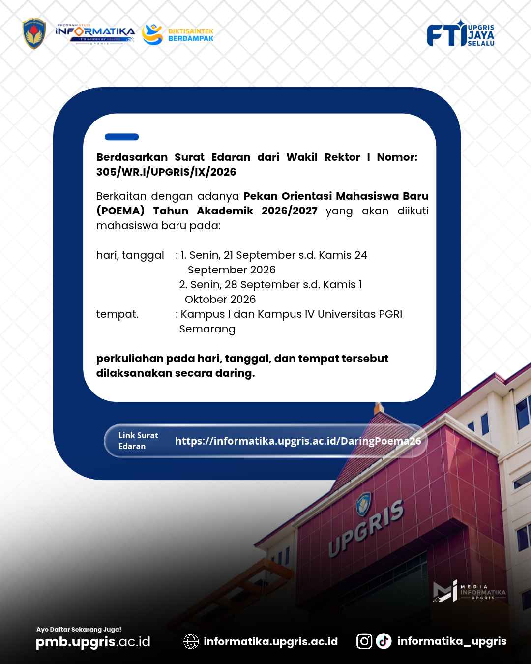 Pengumuman Terbaru