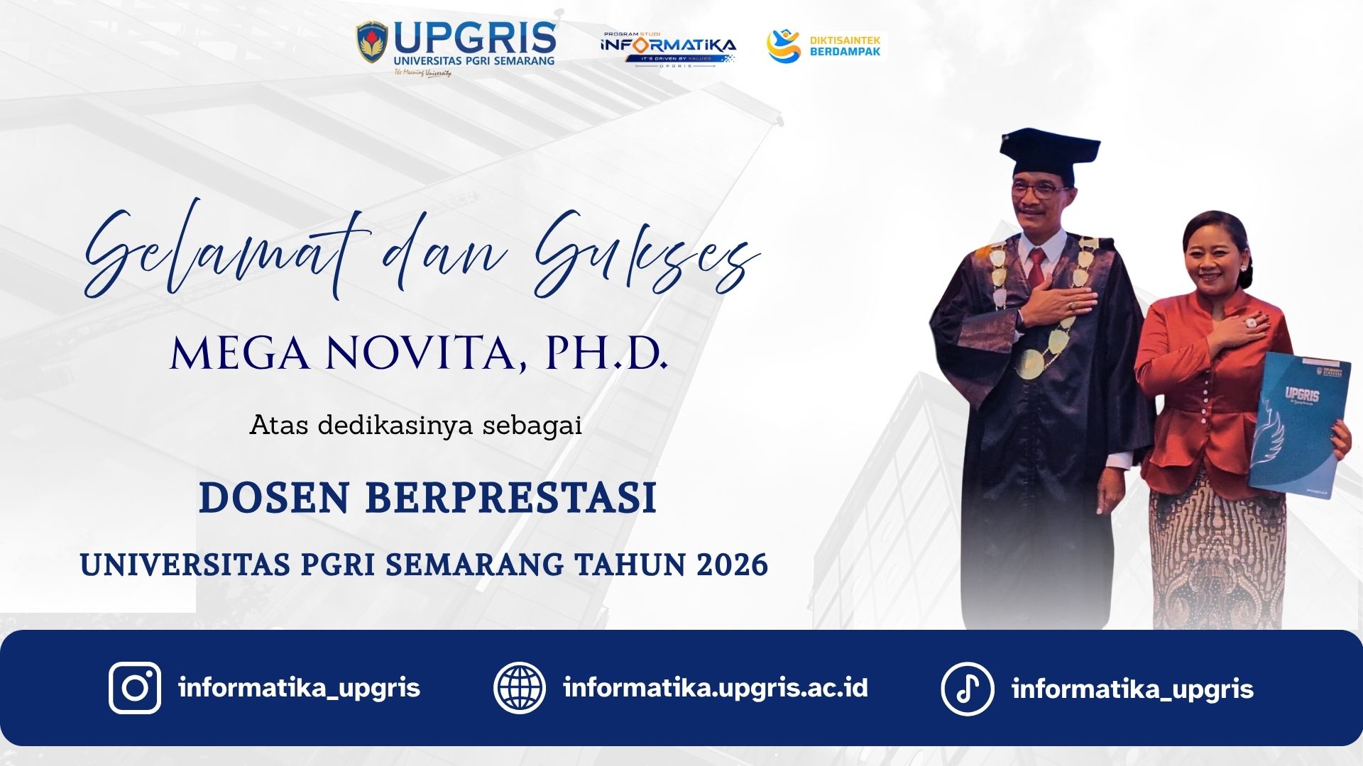“UPGRIS Apresiasi Dosen Berprestasi, Informatika Jadi Bagian Penting Inovasi Kampus”
