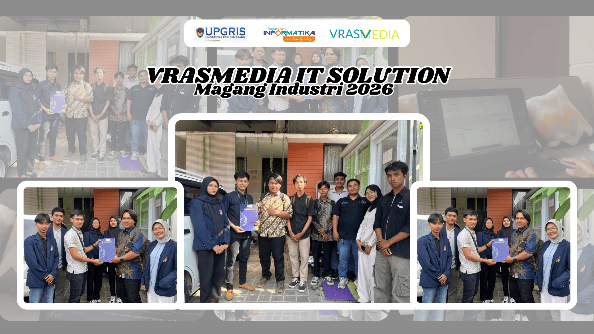 Mahasiswa Informatika UPGRIS Wujudkan Desain UI/UX Menjadi Sistem Customer Relationship Management (CRM)  Berbasis Web di Vrasmedia IT Solution