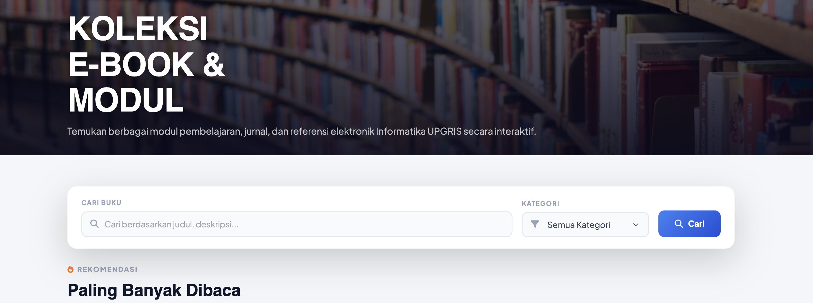 Koleksi E-Book Informatika UPGRIS