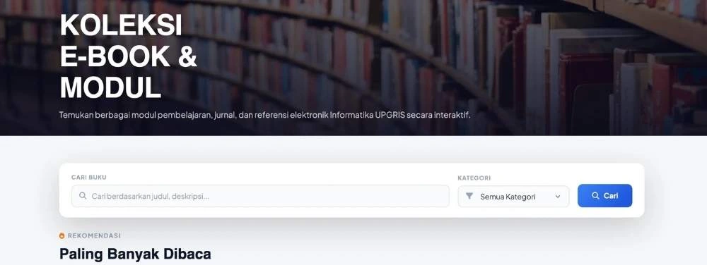 Koleksi E-Book Informatika UPGRIS